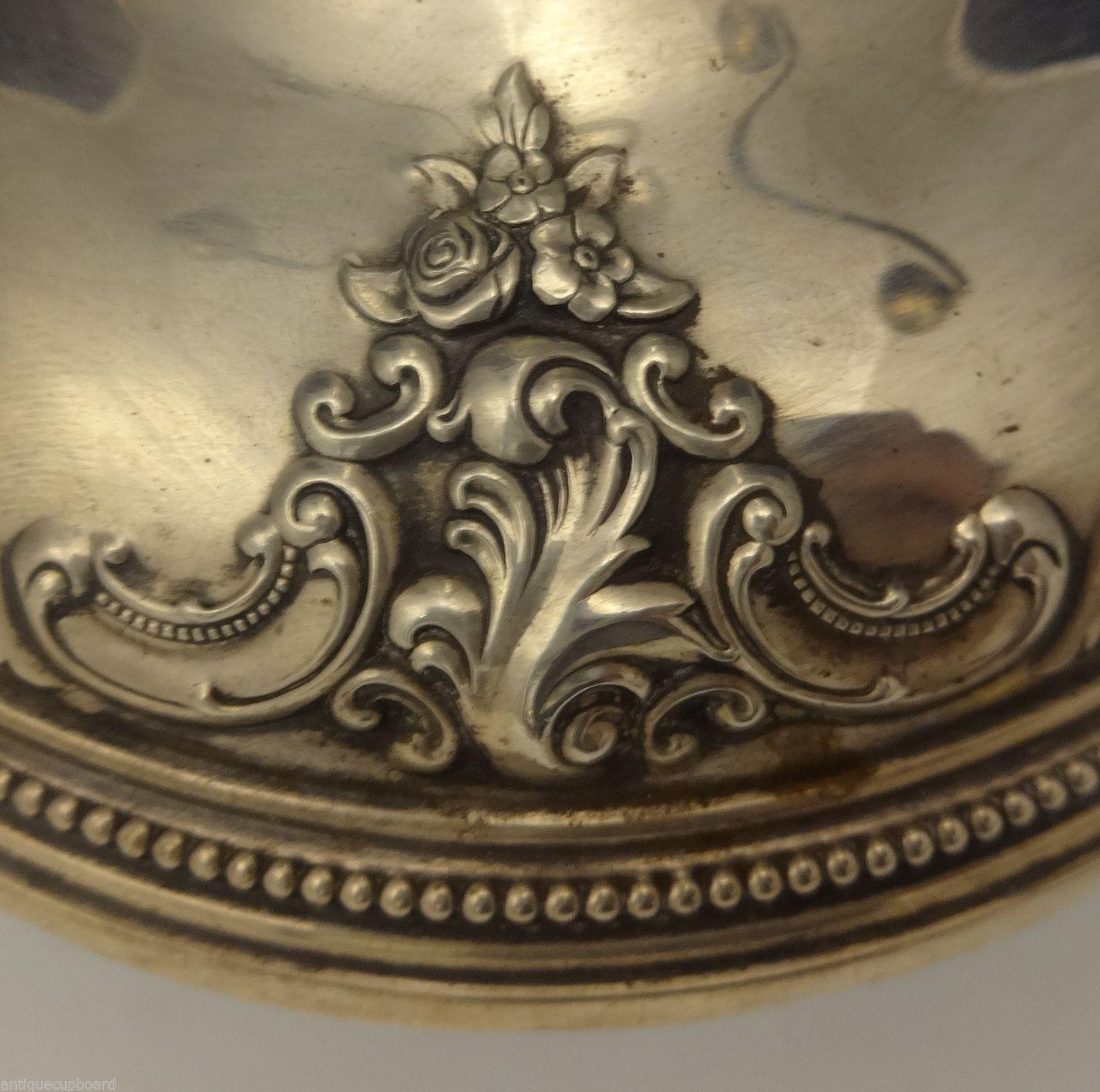 20ième siècle Candélabre à 3 lumières en argent sterling Grande Baroque de Wallace n° 4101