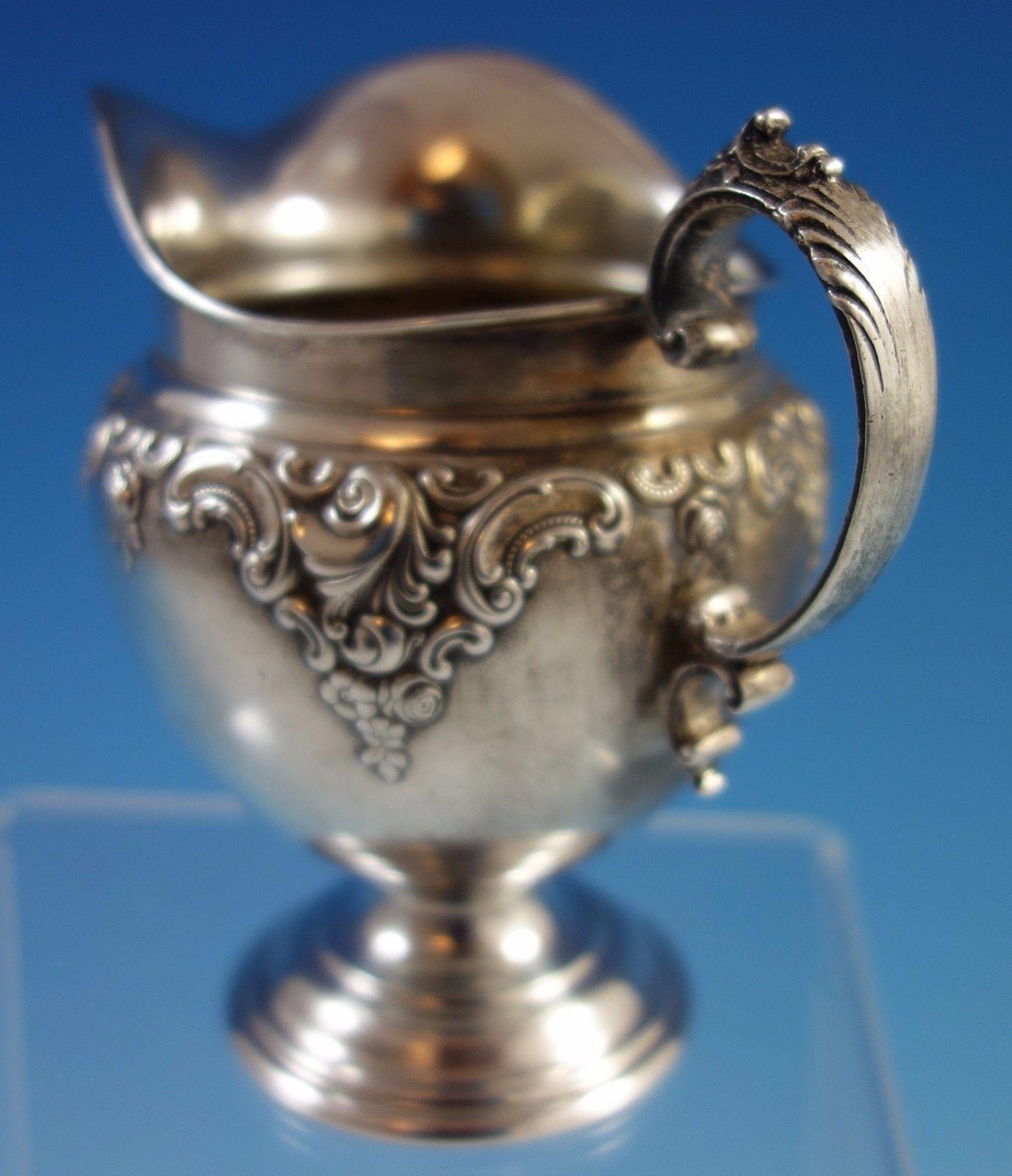 Américain Crémier en argent sterling Grande Baroque de Wallace n°4851-9
