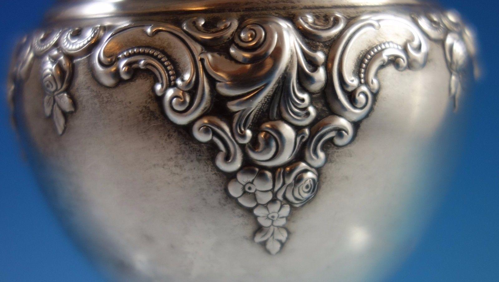 20ième siècle Crémier en argent sterling Grande Baroque de Wallace n°4851-9