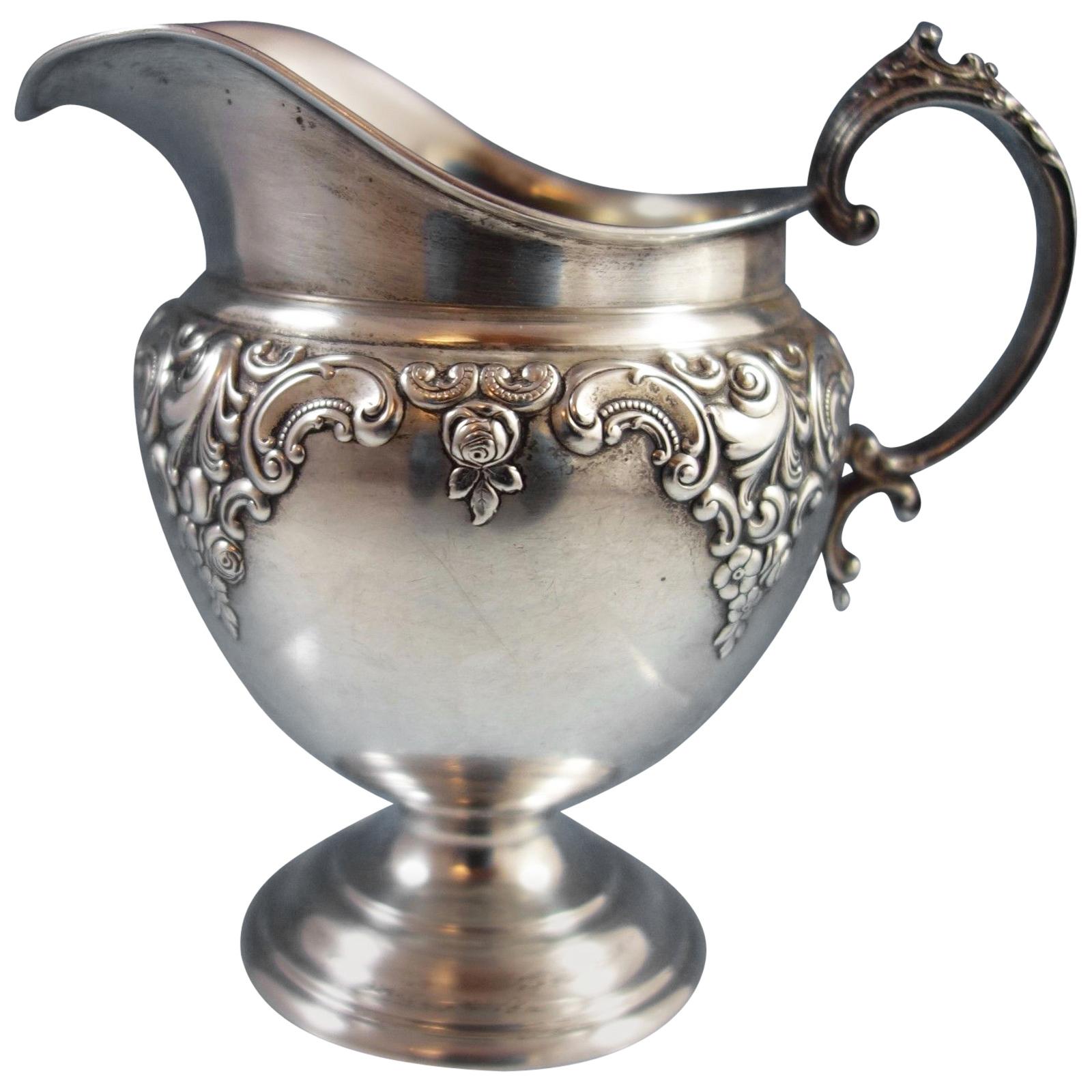Crémier en argent sterling Grande Baroque de Wallace n°4851-9