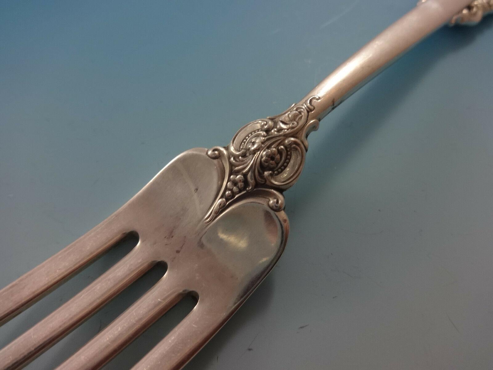 Grande Barroco by Wallace Cubiertos de Plata de Ley para 24 Juego 100 Piezas en Excelente estado para la venta en Big Bend, WI