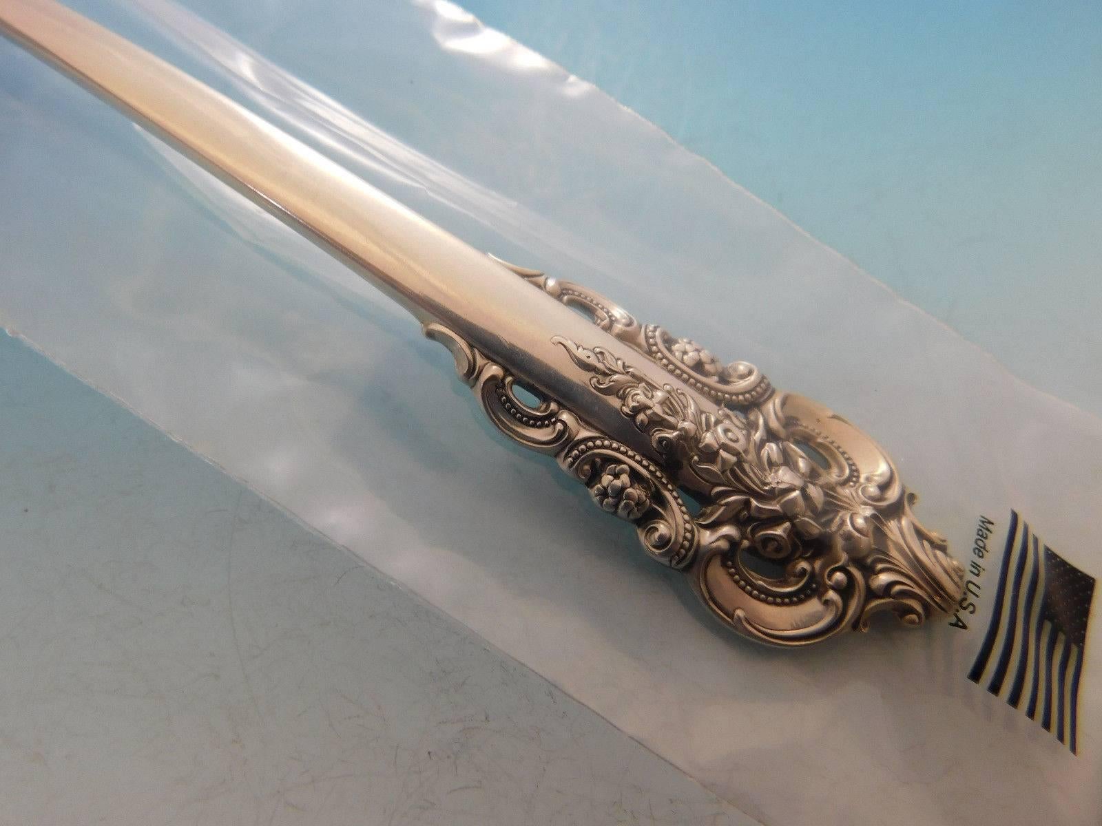 Grande Barock von Wallace Besteckset aus Sterlingsilber für 18 Personen Service 72 Teile Neu im Zustand „Hervorragend“ in Big Bend, WI