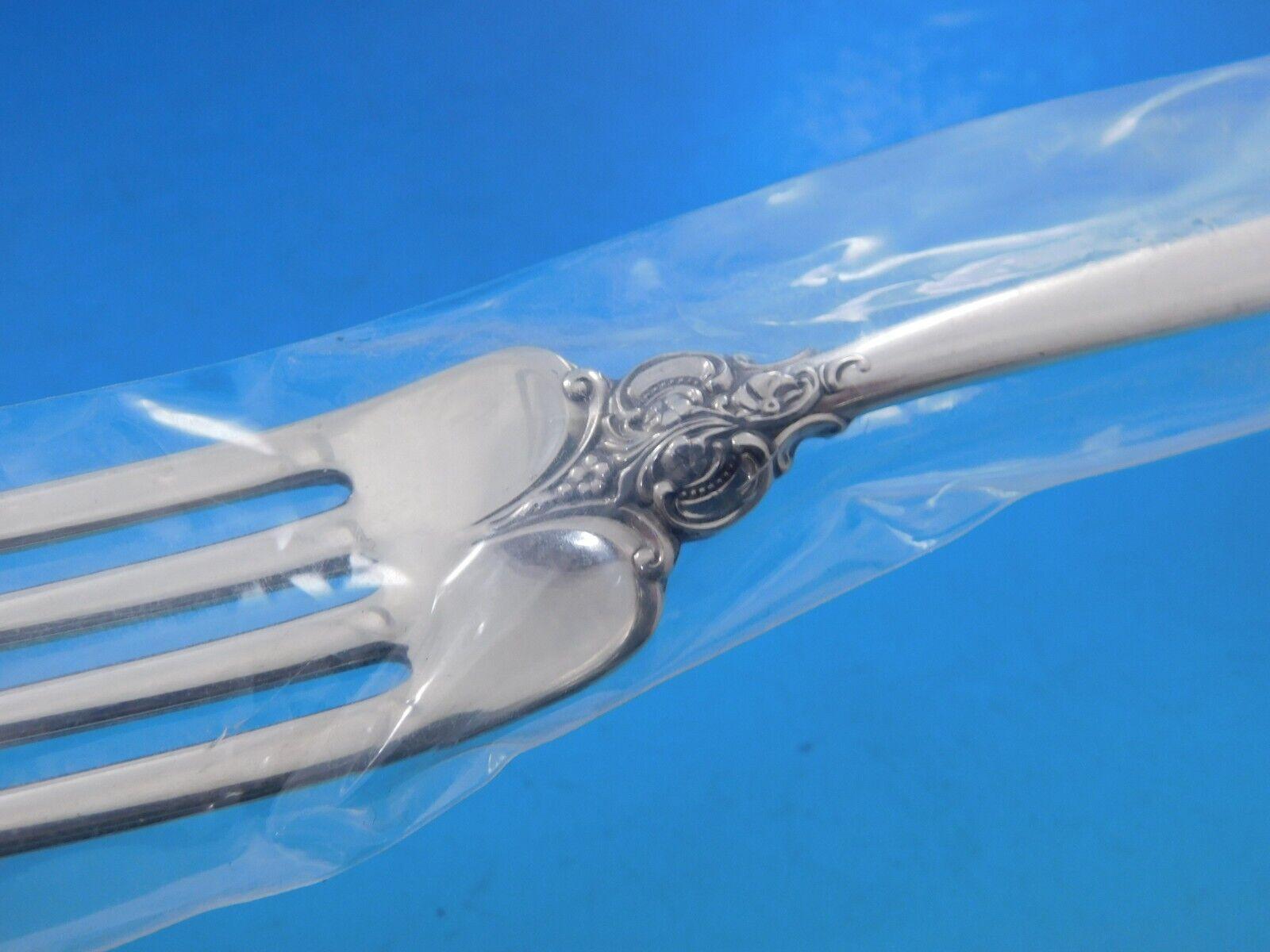 Argento 925 Grande Barocco di Wallace in argento Sterling Servizio di posate 61 pezzi New in vendita