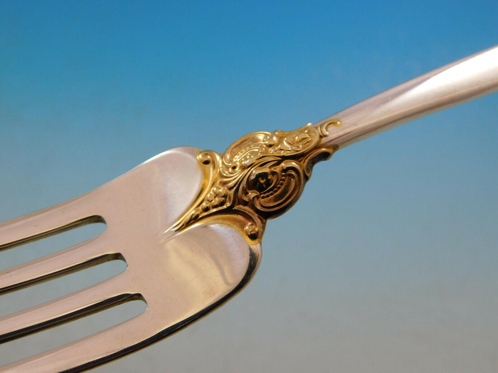 silver and gold flatware