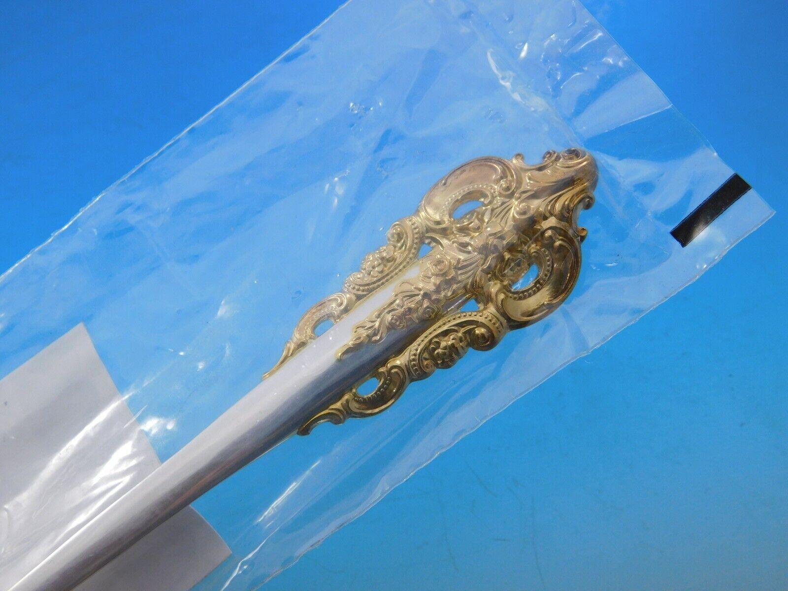 Argent sterling Ensemble de couverts en argent sterling Grande Baroque Gold Accent de Wallace, 50 pièces, neuf en vente