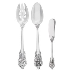 "Grande Baroque" Sterling Silver Flatware Patented in 1941 by Wallace