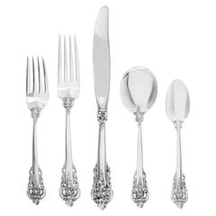 "Grande Baroque" Sterling Silver Flatware Patented in 1941 by Wallace