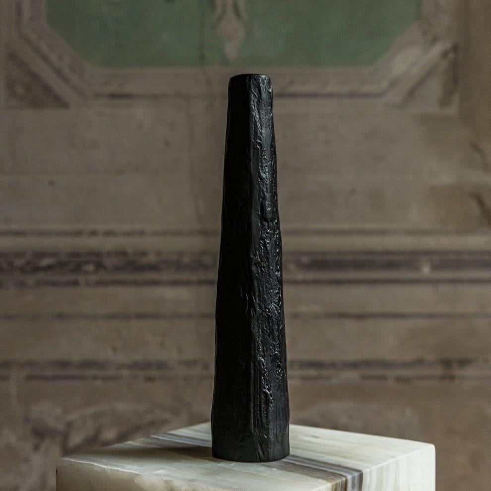 Grande candle pillar by Rick Owens
2015
Dimensions: L 7.5 x W 7.5 x H 41 cm
Materials: Bronze
Weight: 3.4 kg

Available in Black, Gold, and Nitrate finish.

Rick Owens is a California-born fashion and furniture has developed a unique style that he