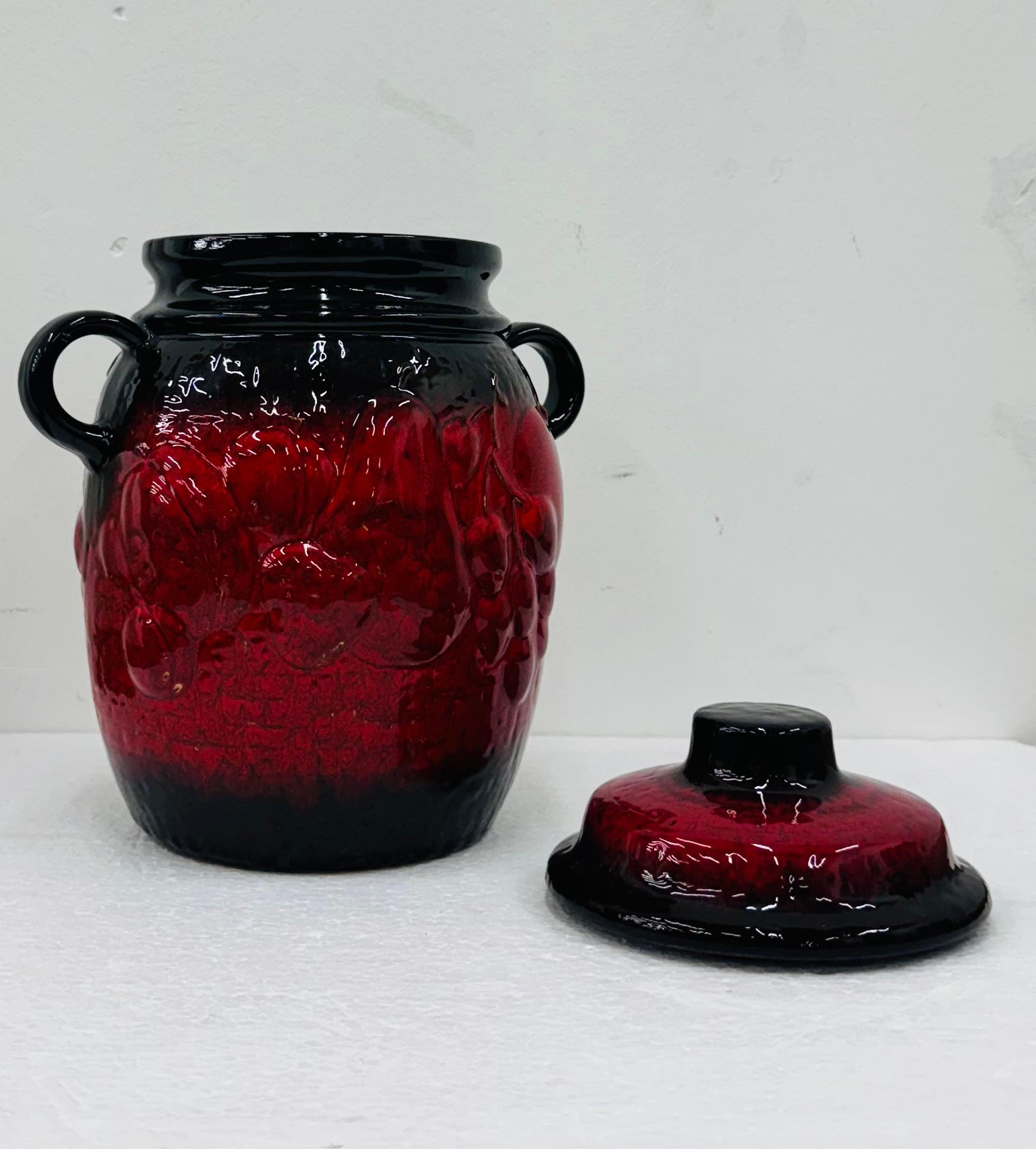 German Large container Rum top  by Scheurich Keramik