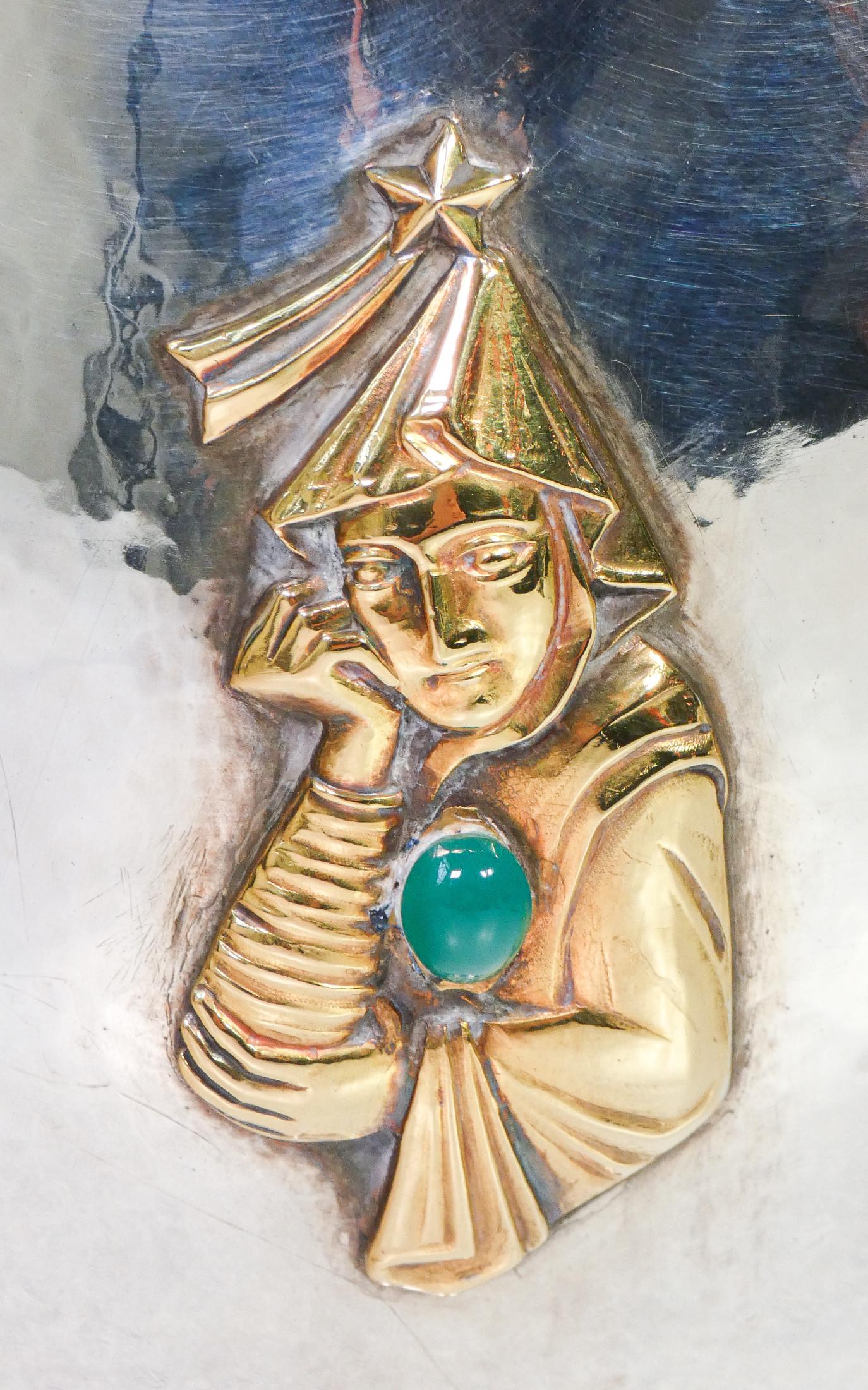 Grande Coppa, Vaso Centrotavola in Argento 925, Francia, Novecento In Good Condition In Torino, IT