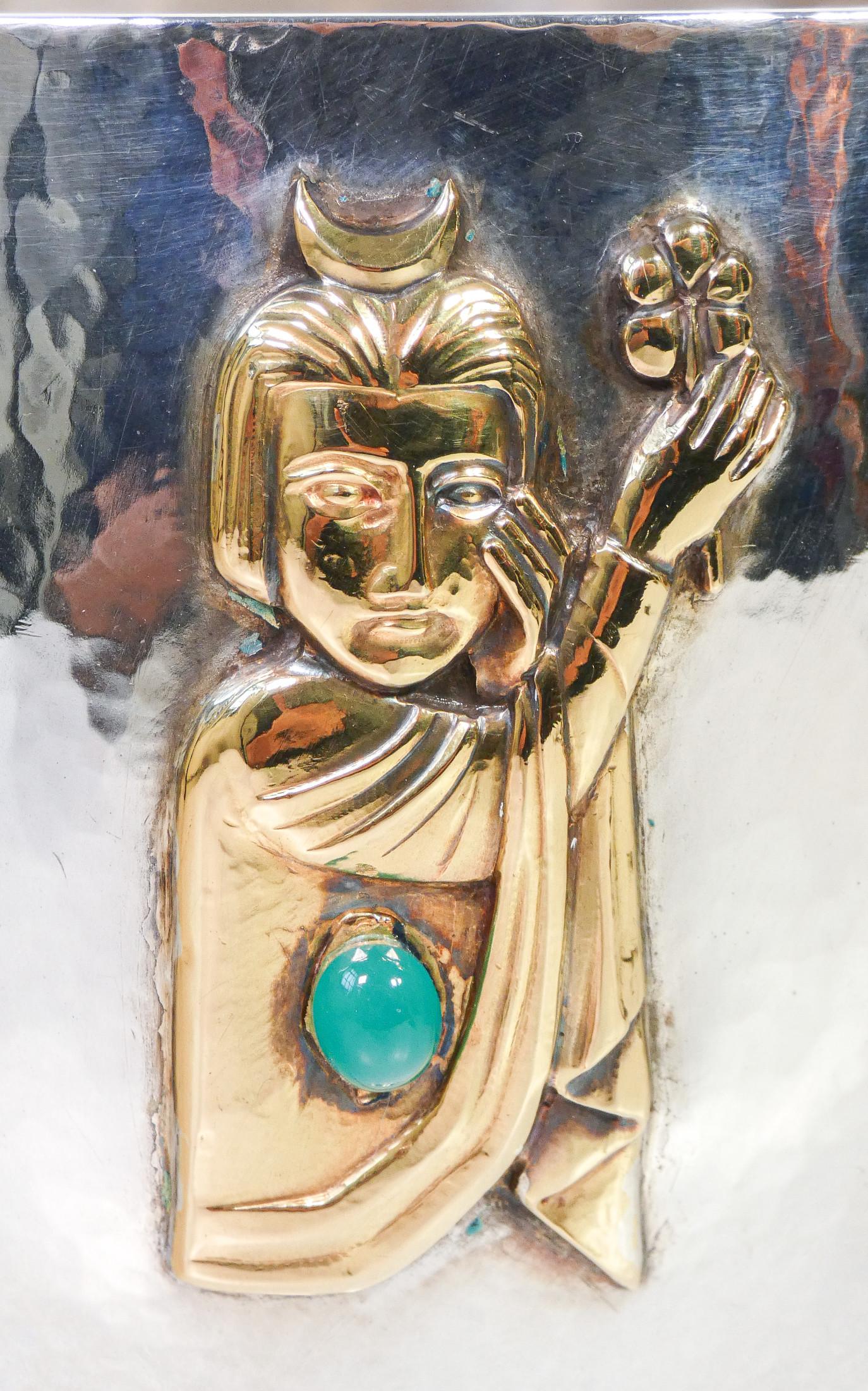 20th Century Grande Coppa, Vaso Centrotavola in Argento 925, Francia, Novecento