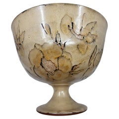 Grande Coupe en céramique émaillée Francaise Vallauris French Riviera Circa 1970