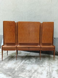 Grande Credenza con Bar Illuminato - La Permanente di Cantù - Italia - Anni '50
