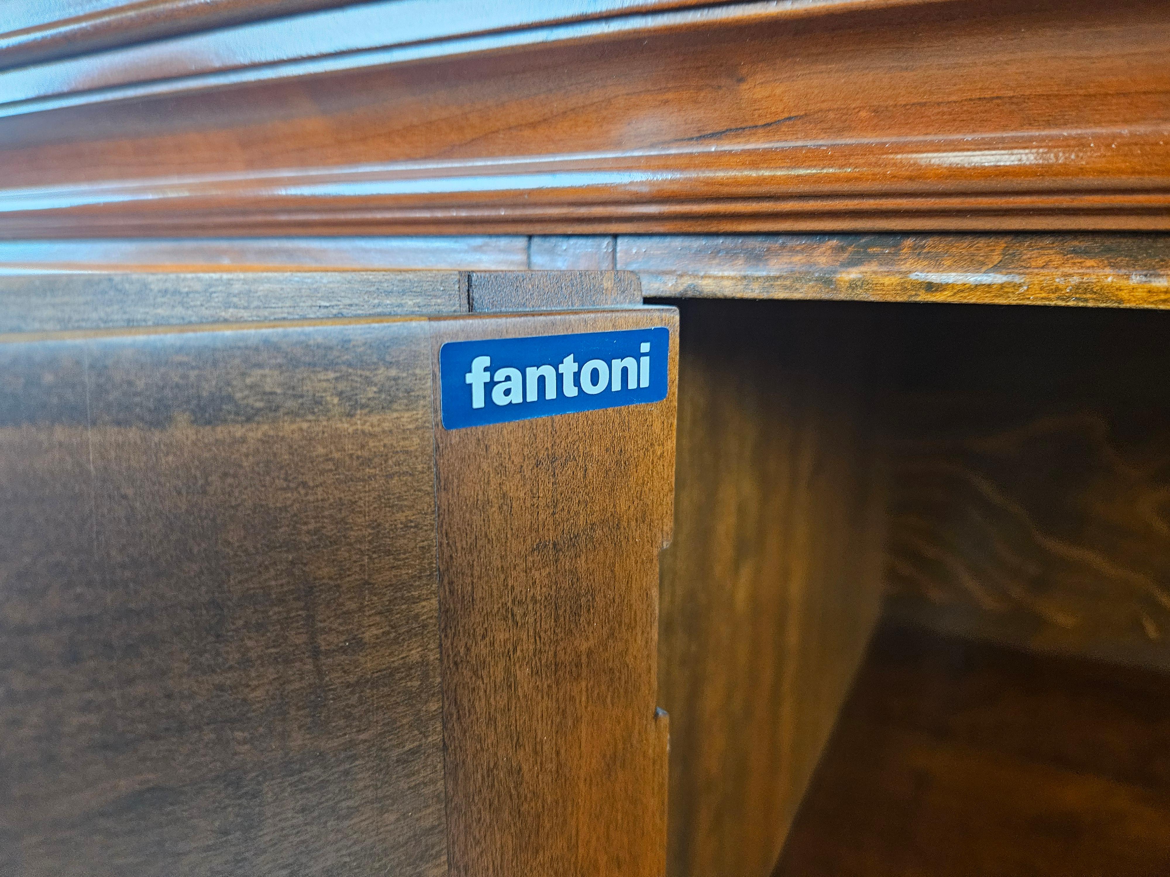 Large kitchen sideboard by Fantoni in cherry wood For Sale 6