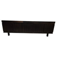Large veneered sideboard 1980s'