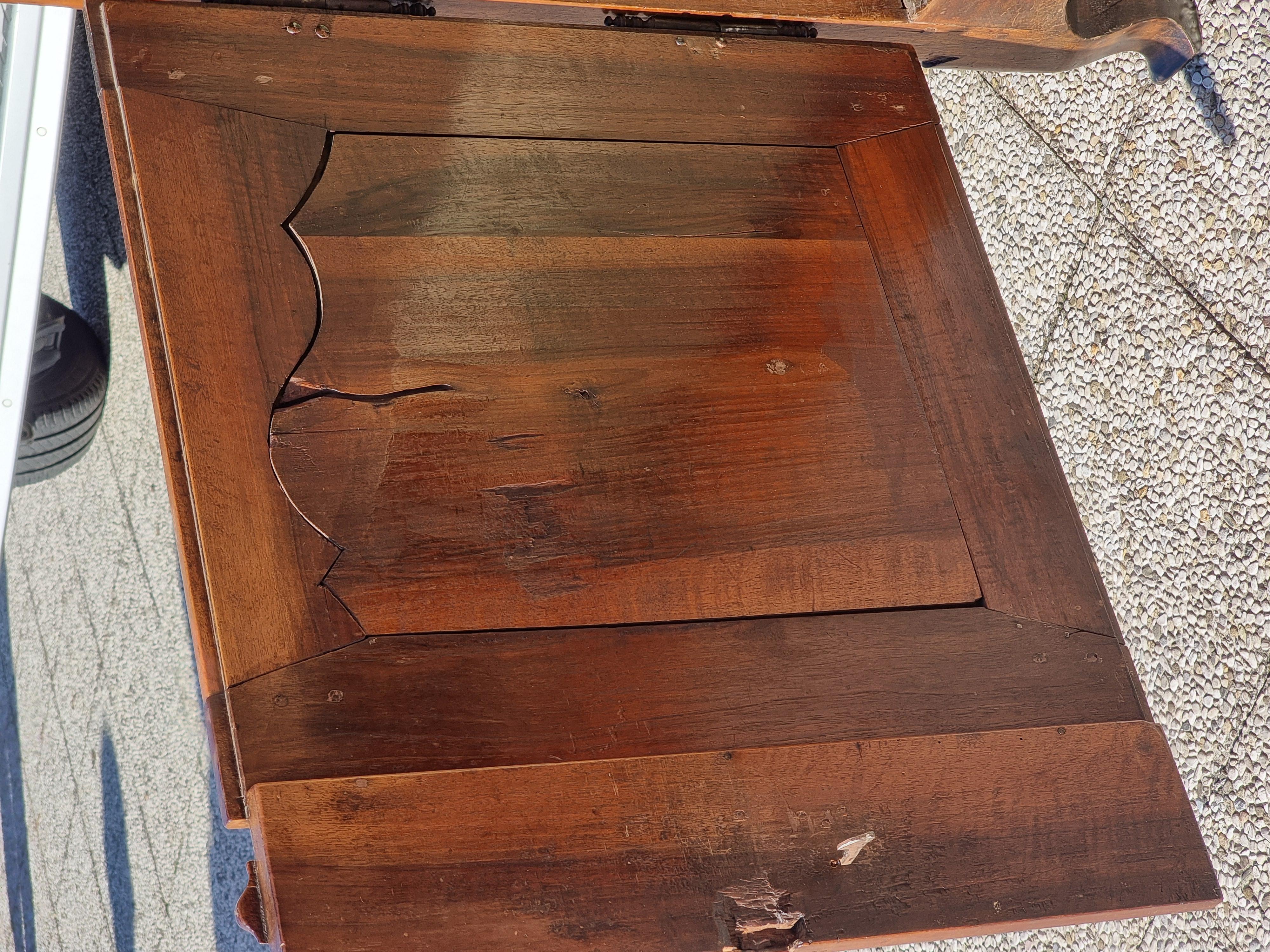 Hand-Crafted Large Provencal walnut sideboard, second half of the 18th century For Sale