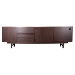 Large 1960s vintage wooden sideboard sideboard Italian design
