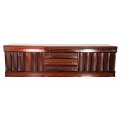 Grande credenza vintage anni 60 in palissandro design Luciano Frigerio