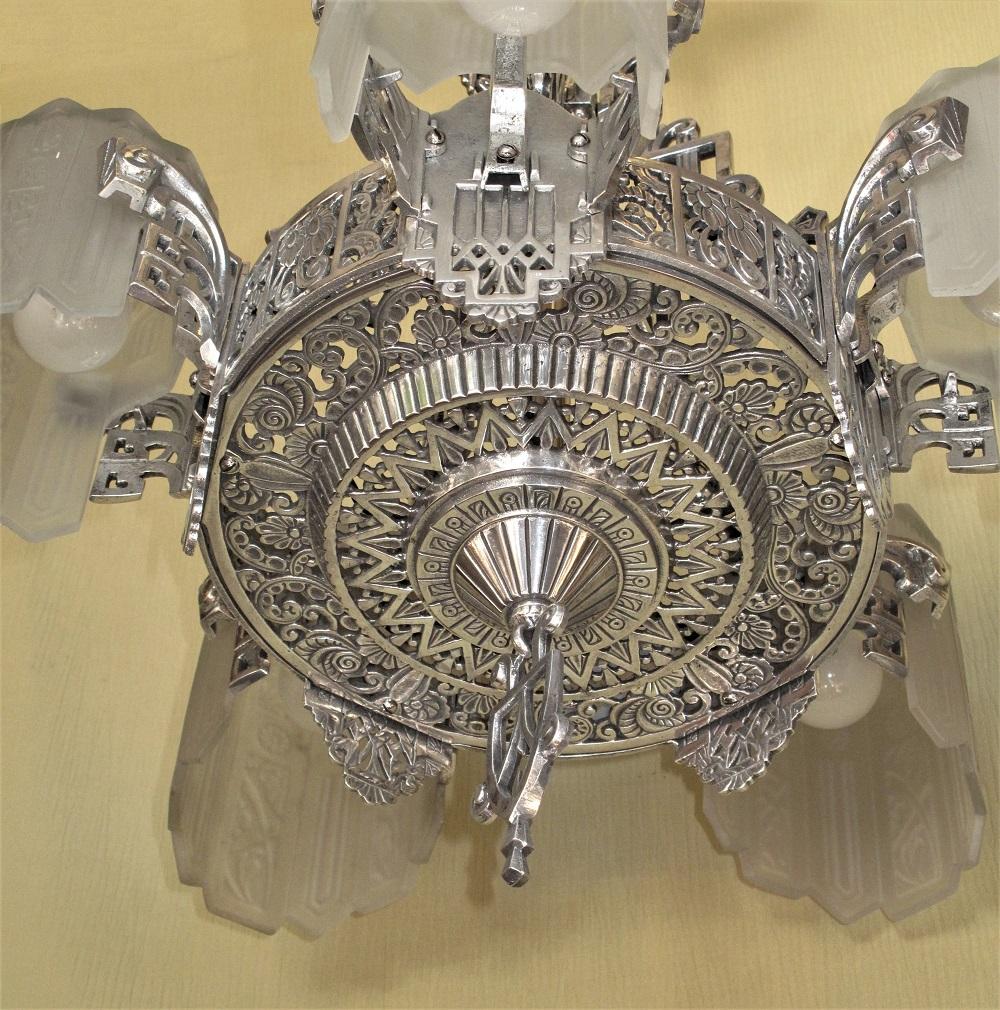 art deco light fixture