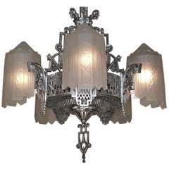 Grande Dame of American Art Deco Lighting, circa 1932