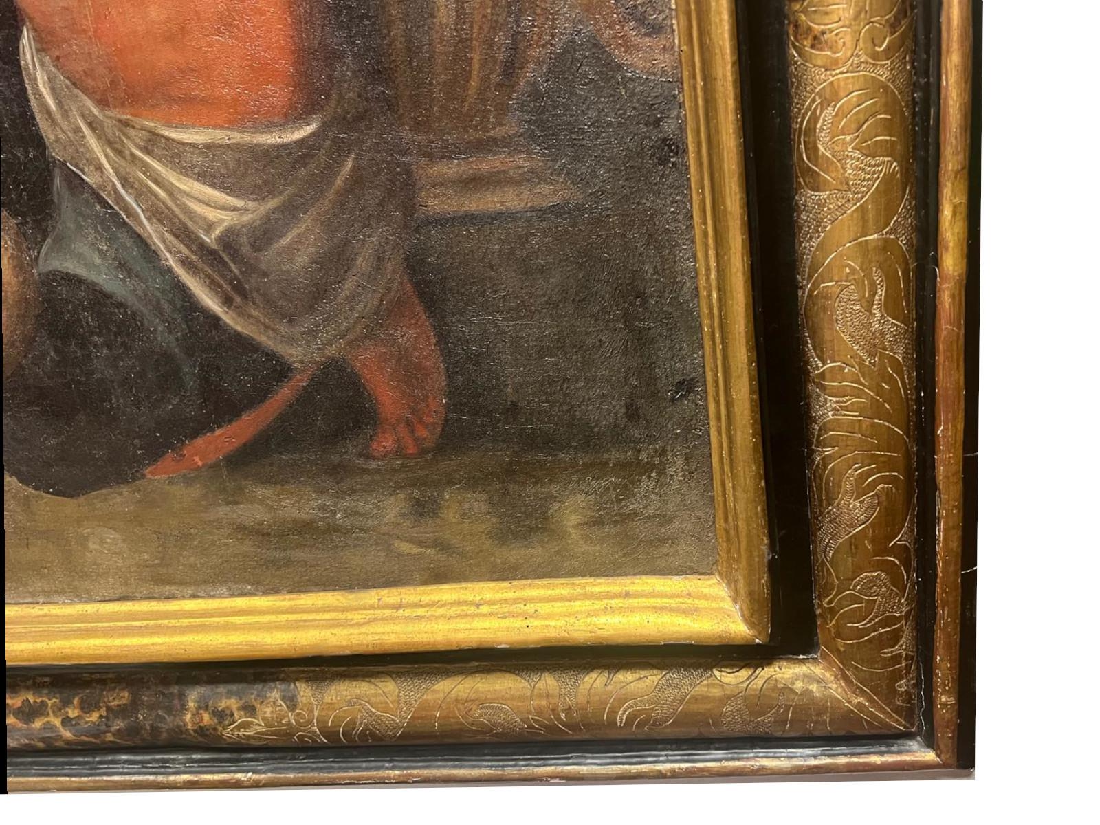 18th Century Large historical painting 18th century, Italian school For Sale