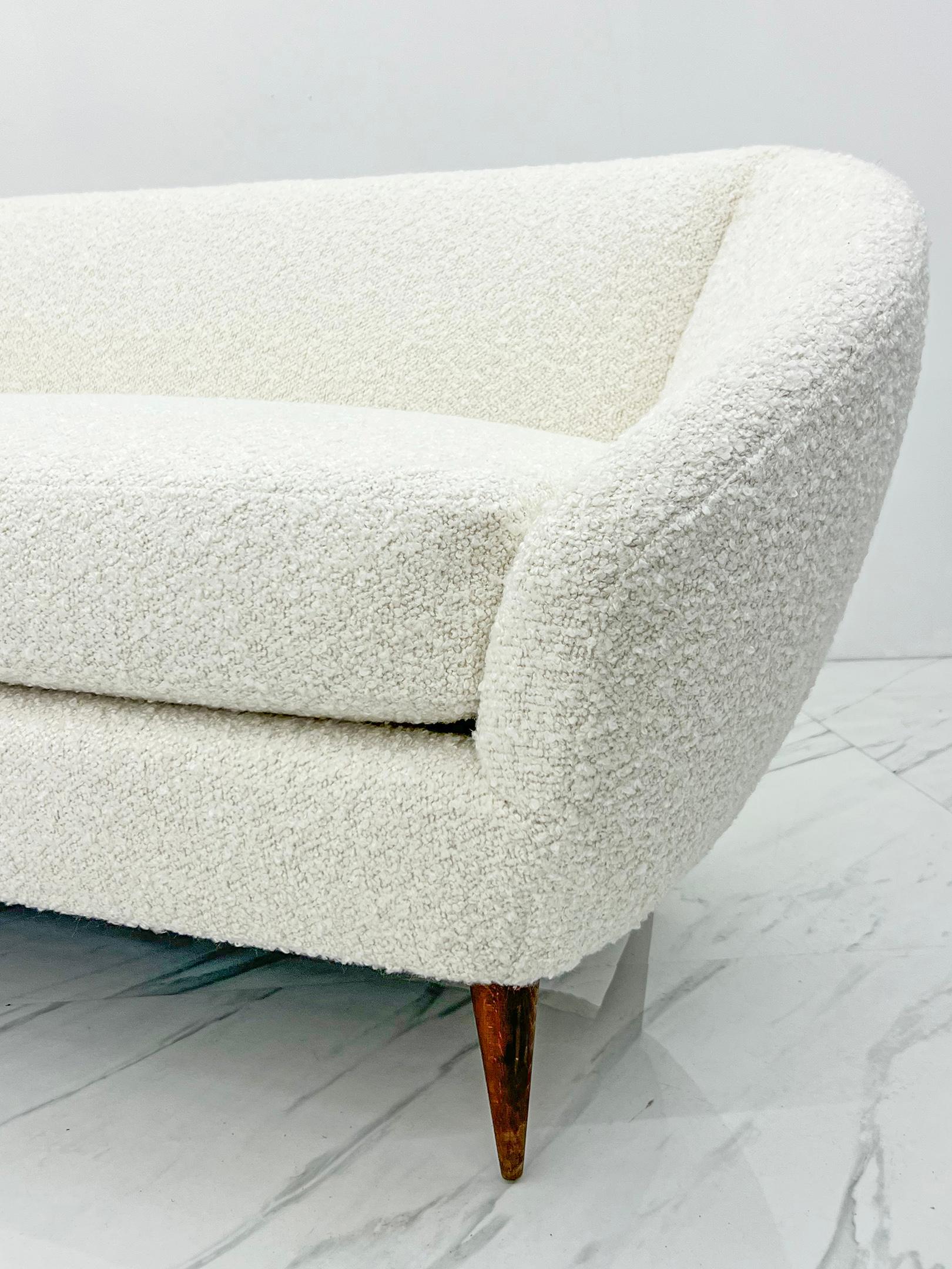 Canapé Boomerang Grande Divano Curvo, d'après Gio Ponti, vers 1950 en vente 5