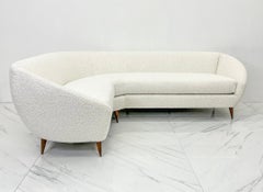 Sofá Boomerang Grande Divano Curvo, según Gio Ponti, c. 1950