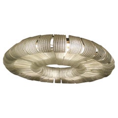 Grande e raro Lampadario in Murano Venini Carlo Scarpa 1930 Donut Made in Italy