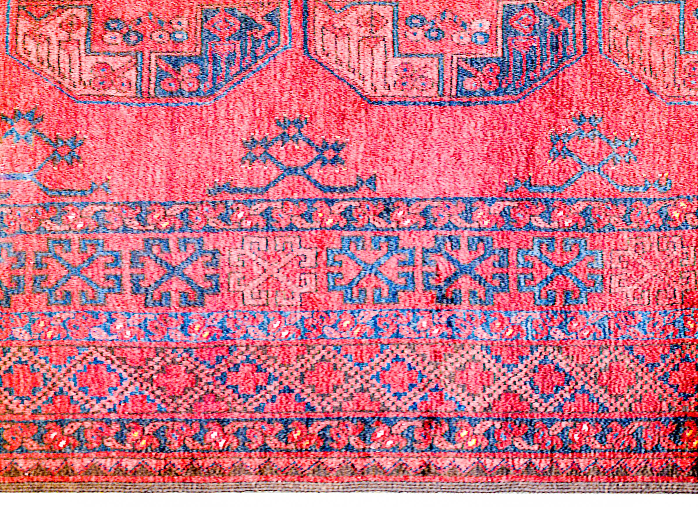 Vegetable Dyed Grande Early 20th Century Bashir Rug For Sale