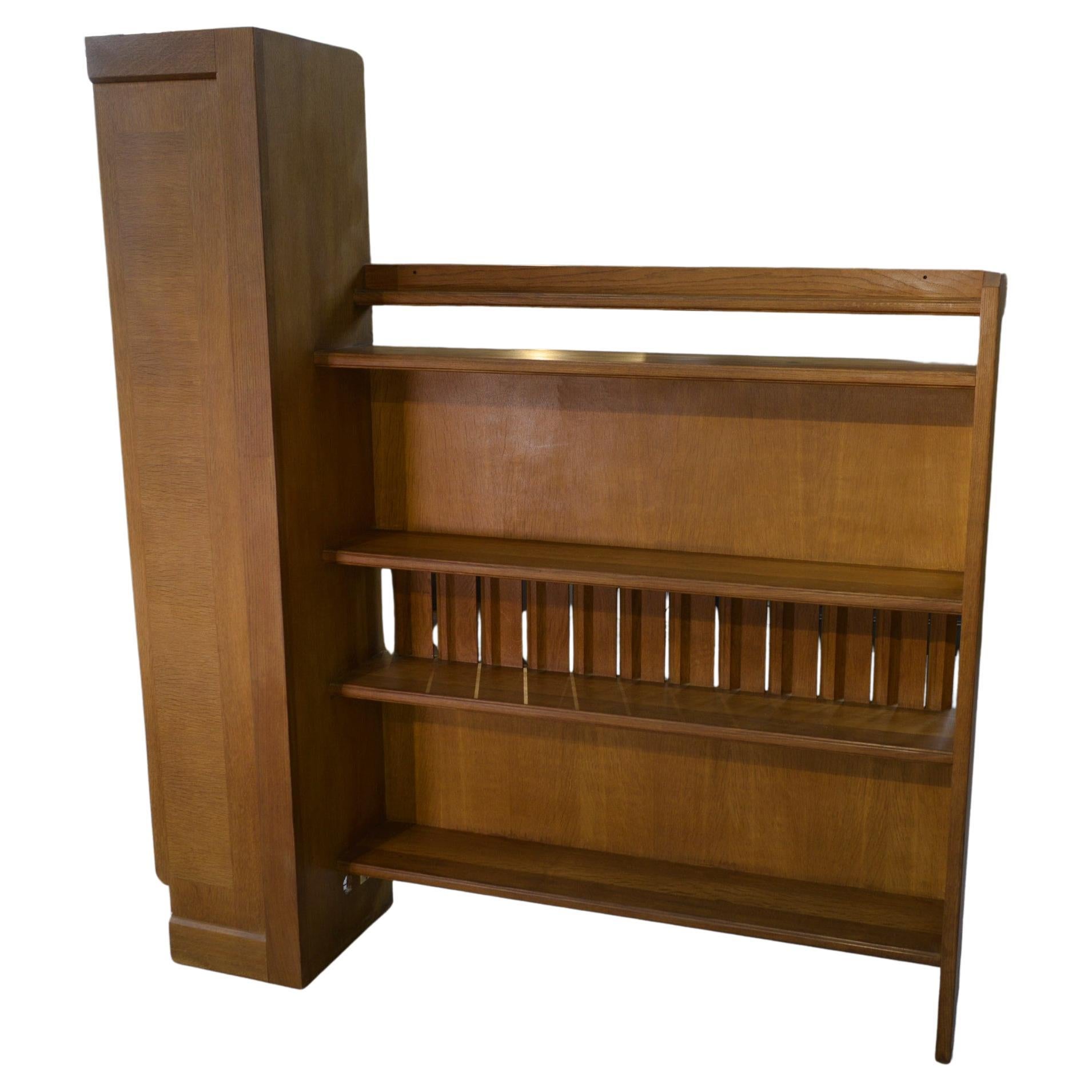 Grande étagère murale par Guillerme & Chambron 1950's in vendita
