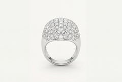 Grand bandeau de 7 carats en diamants, en or blanc 18 carats