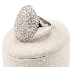 Grand bandeau de 7 carats en diamants, en or blanc 18 carats
