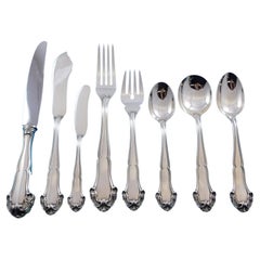 Grande Imperiale by Buccellati Italy Sterling Silver Flatware Set Service 96 Pcs