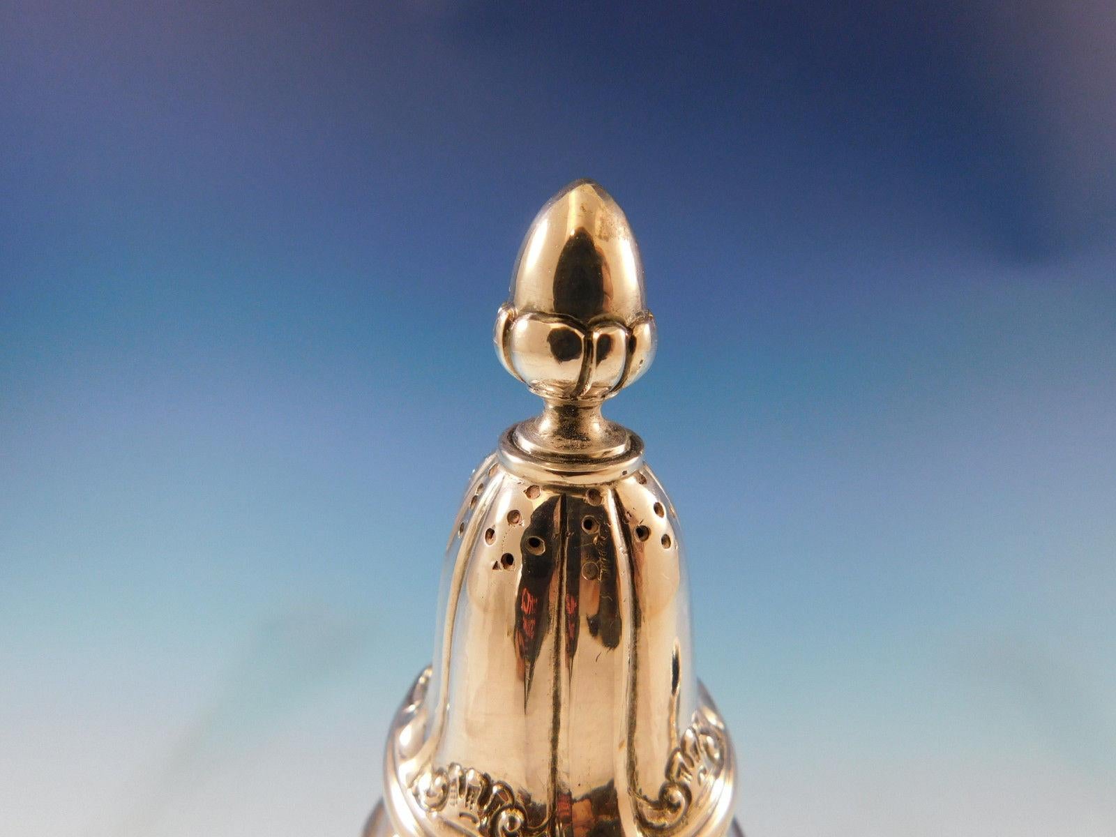 20th Century Grande Imperiale by Buccellati Sterling Silver 3-Piece Salt & Pepper Set Shaker