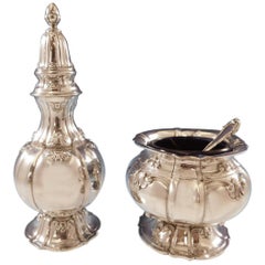 Vintage Grande Imperiale by Buccellati Sterling Silver 3-Piece Salt & Pepper Set Shaker