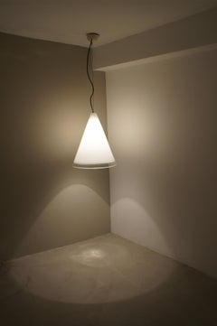 Large pendant lamp  in murano glass produced by Leucos