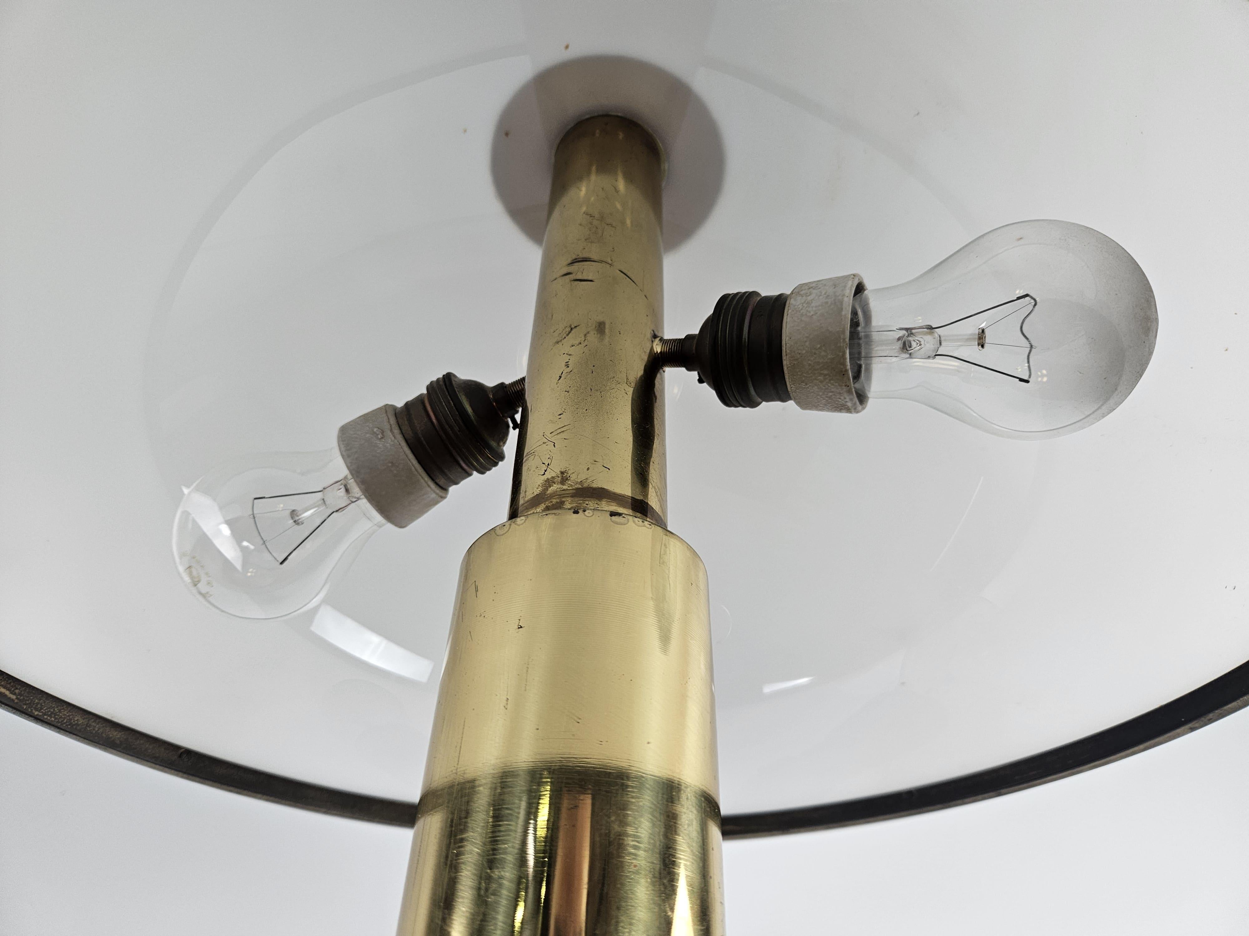 Grande lampe de table 'Fungo' de Gabriella Crespi avec signature, vintage 1970 2