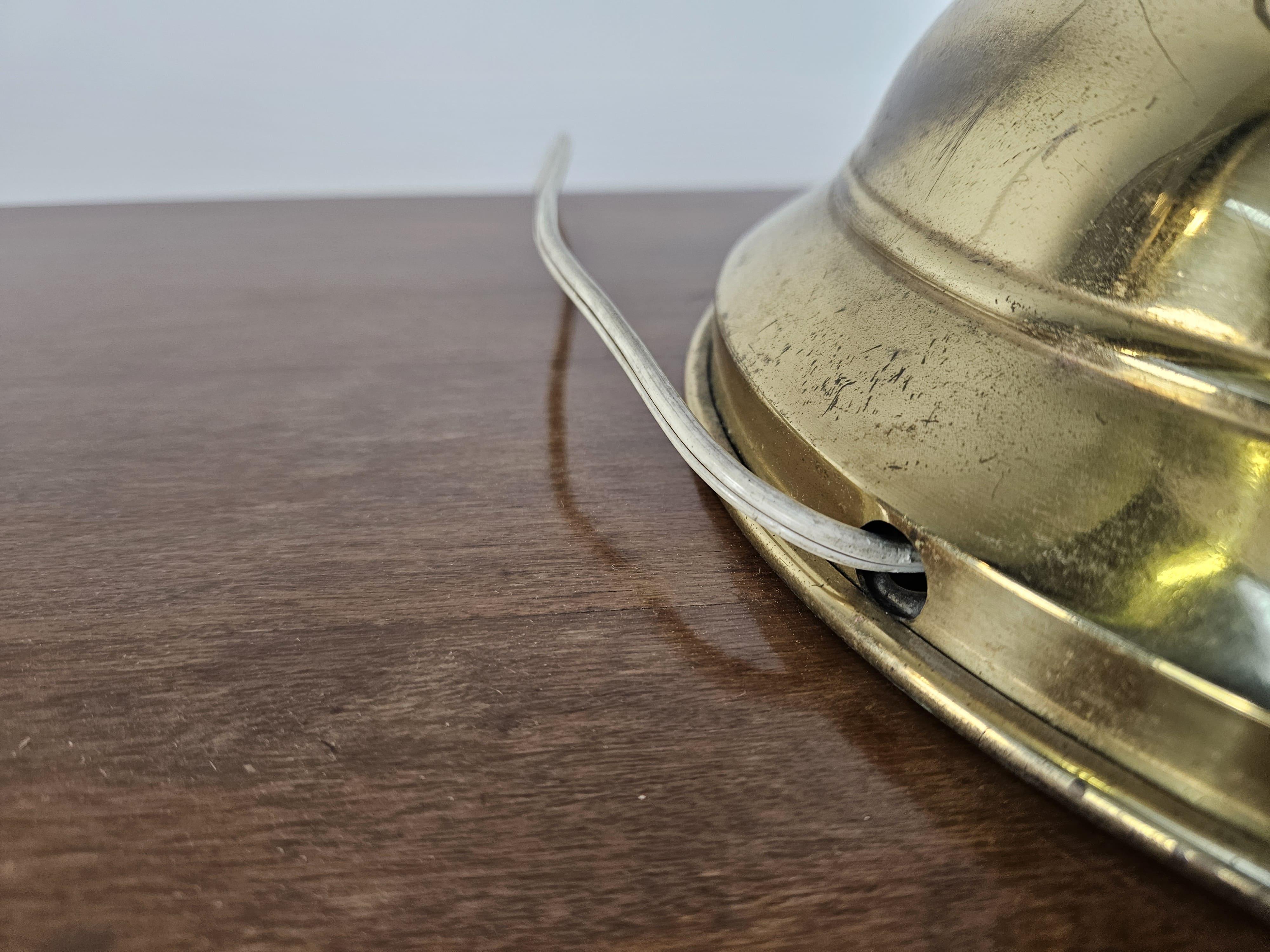 Grande lampe de table 'Fungo' de Gabriella Crespi avec signature, vintage 1970 8