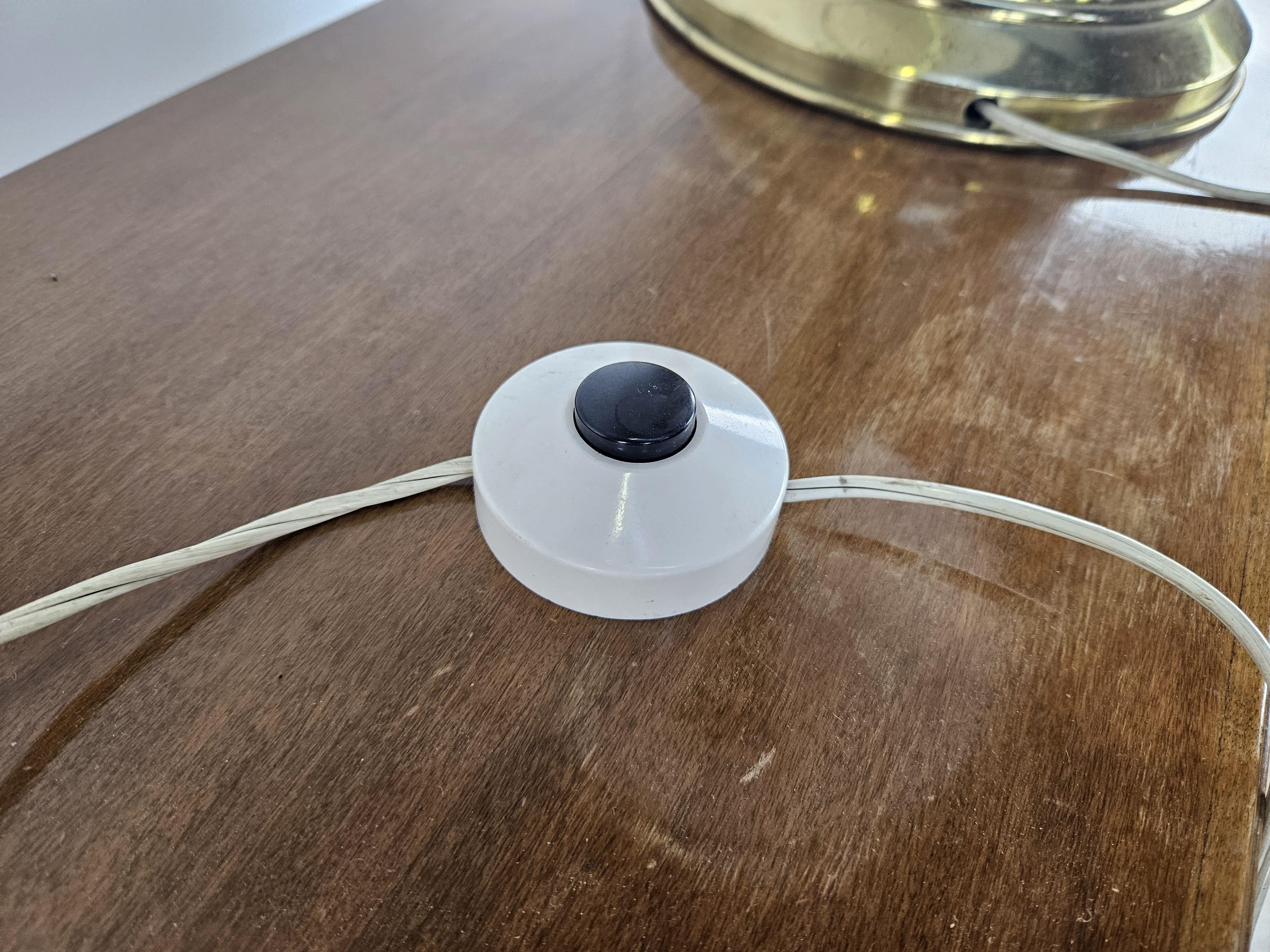 Grande lampe de table 'Fungo' de Gabriella Crespi avec signature, vintage 1970 9