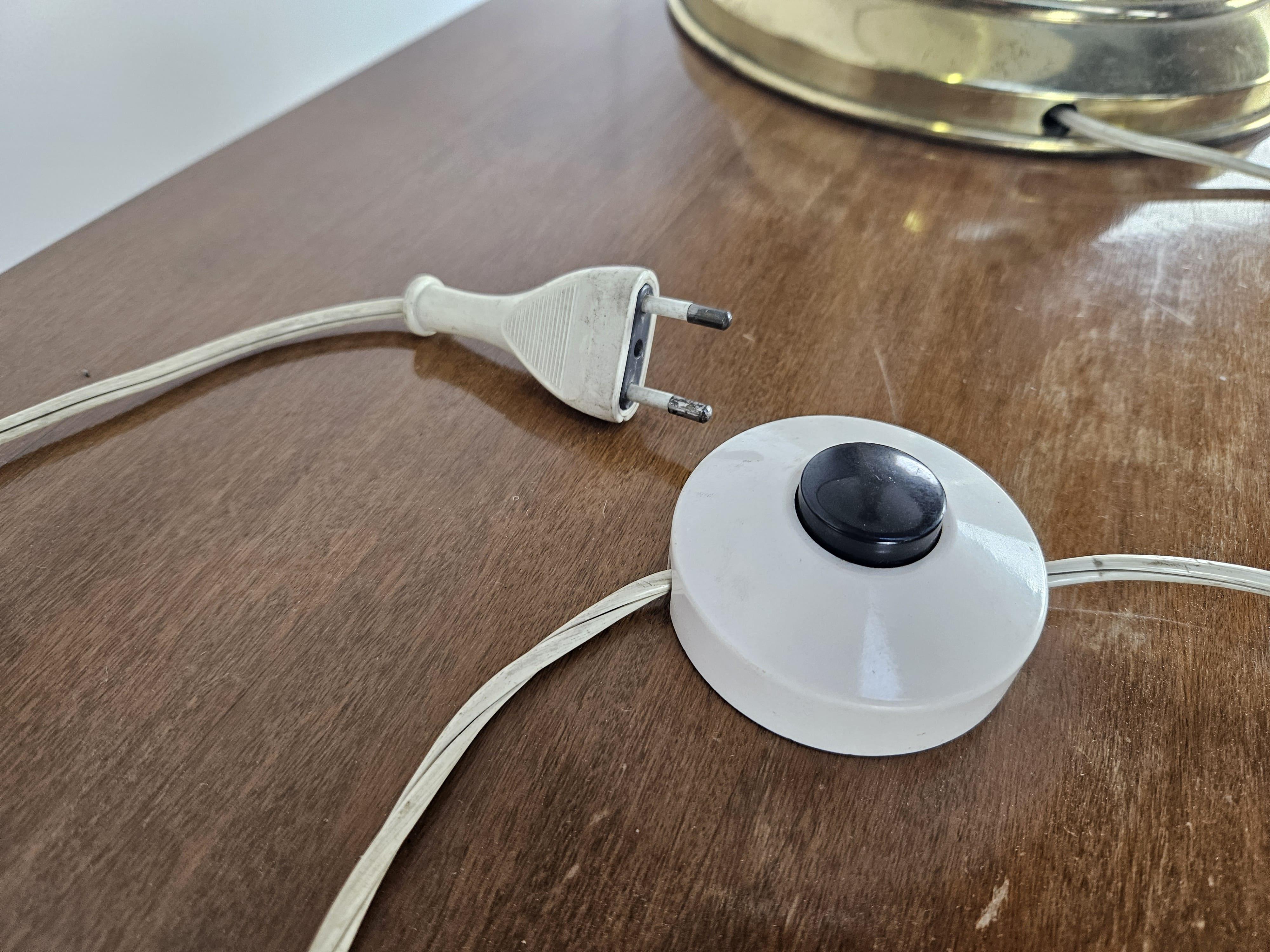 Grande lampe de table 'Fungo' de Gabriella Crespi avec signature, vintage 1970 10