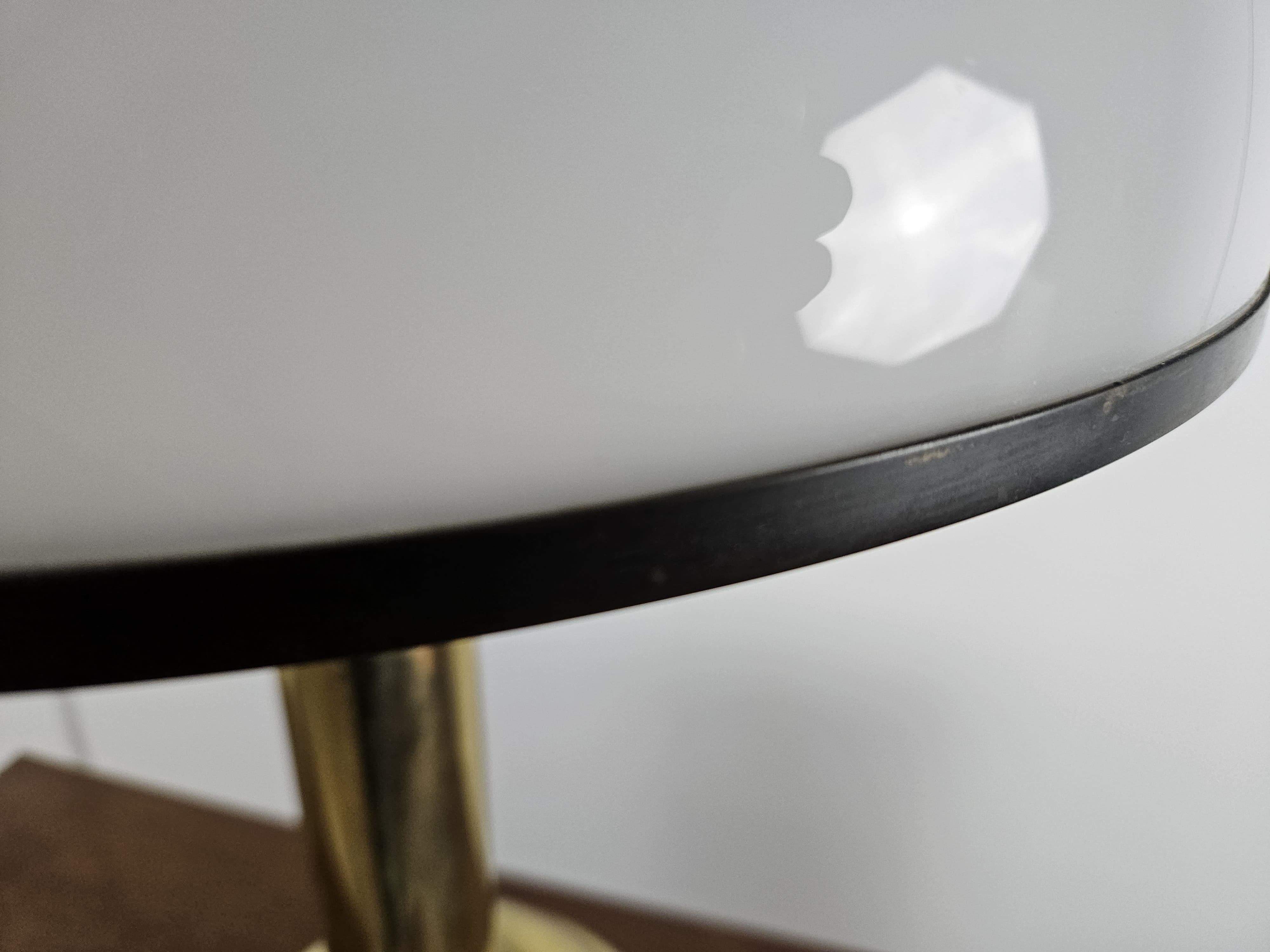 Grande lampe de table 'Fungo' de Gabriella Crespi avec signature, vintage 1970 Bon état à Premariacco, IT