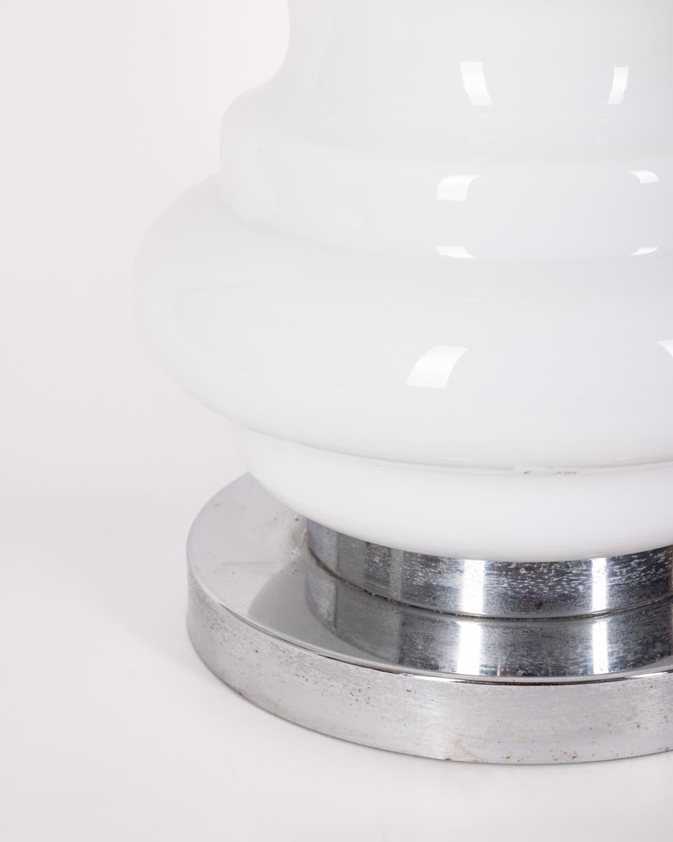Large 1960s vintage table lamp in Murano glass Italian design In Good Condition For Sale In None, IT