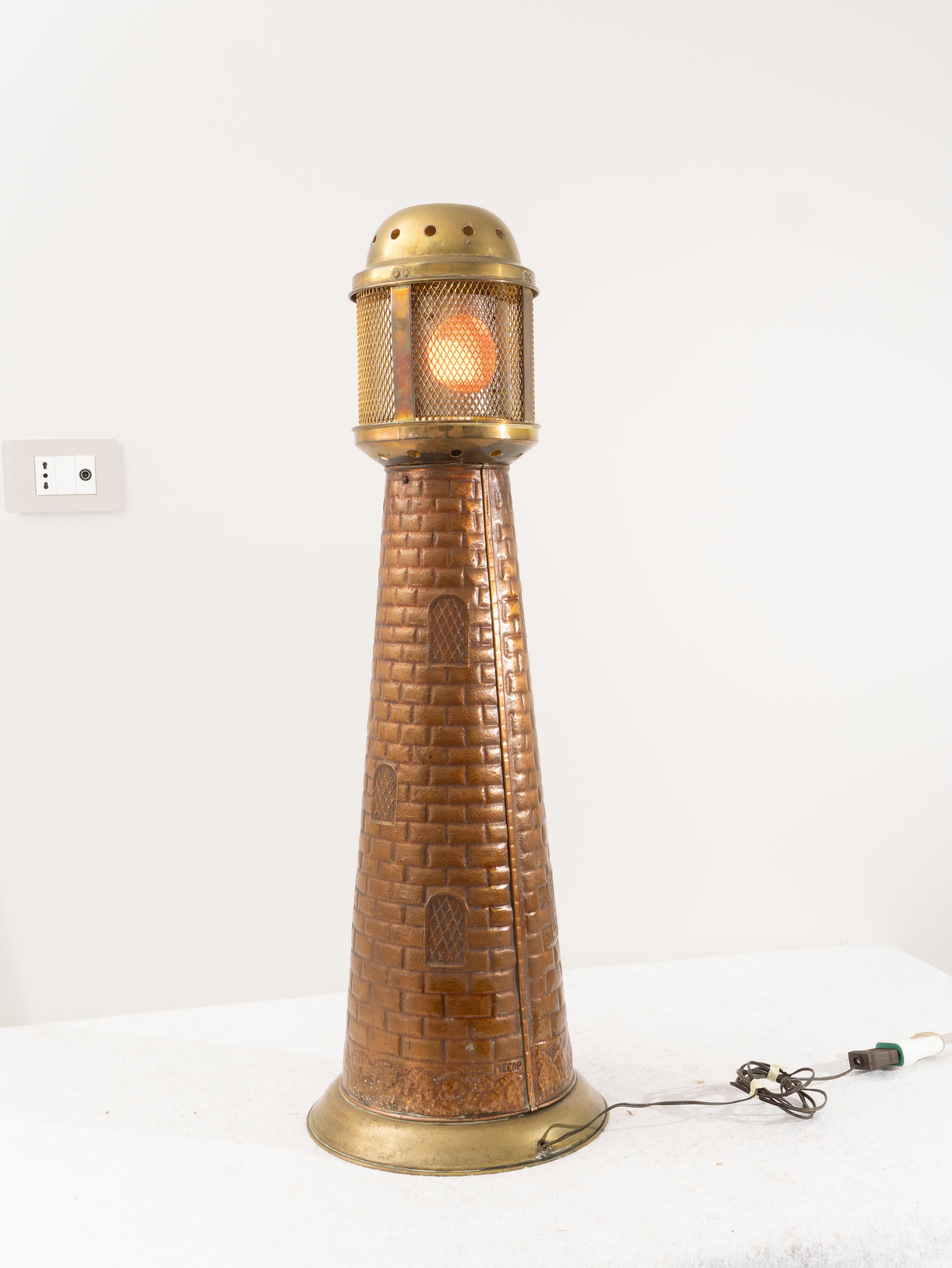 Gran lámpara de pie giratoria FARO, años 50/60 Moderno de mediados de siglo en venta