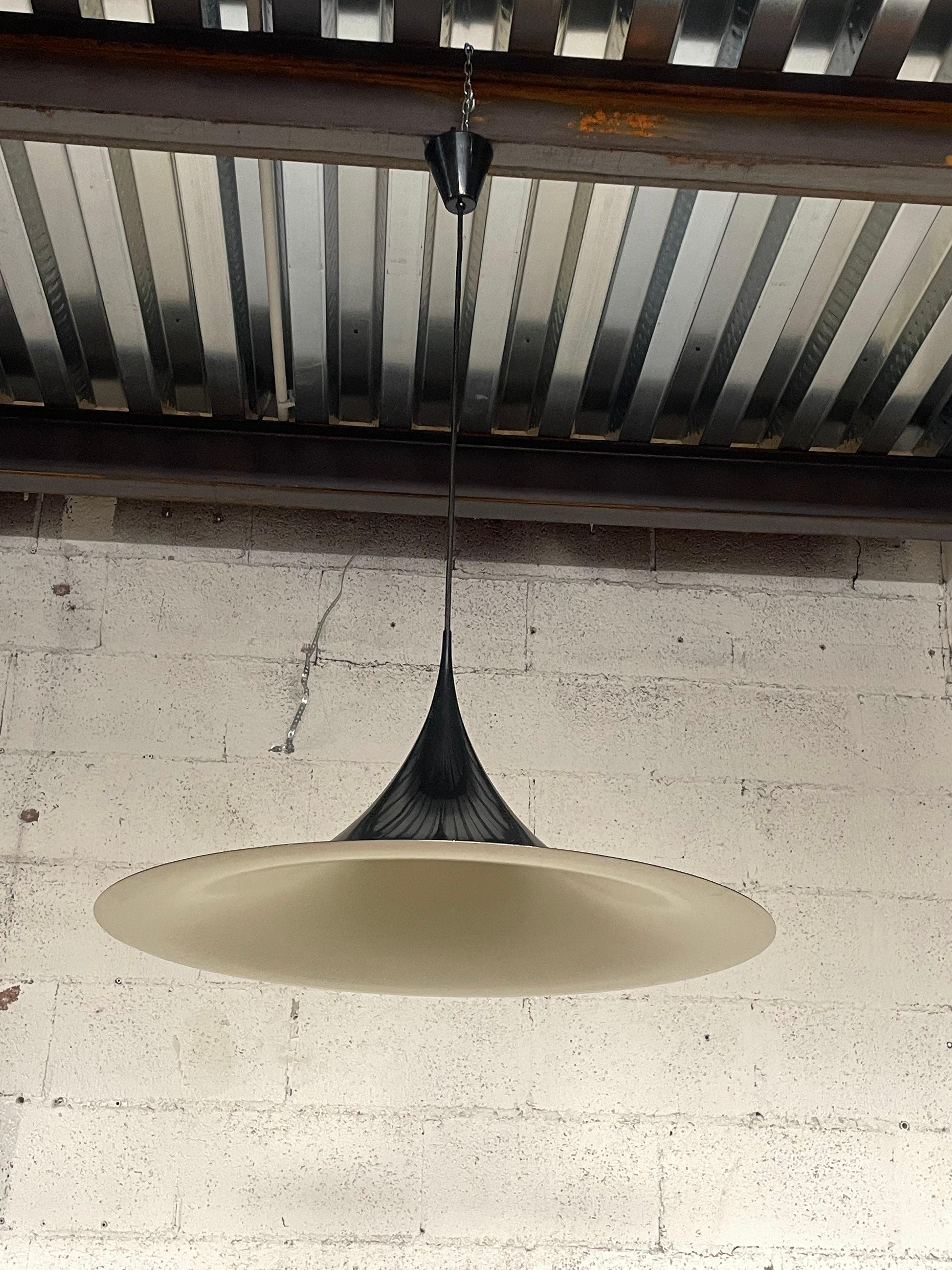 Scandinavian Modern Large lamp mod. Semi, 1970s For Sale