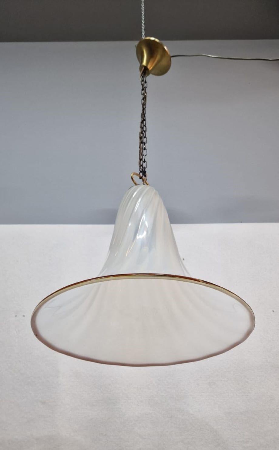 Large Murano Glass Light Fixture For Sale 2
