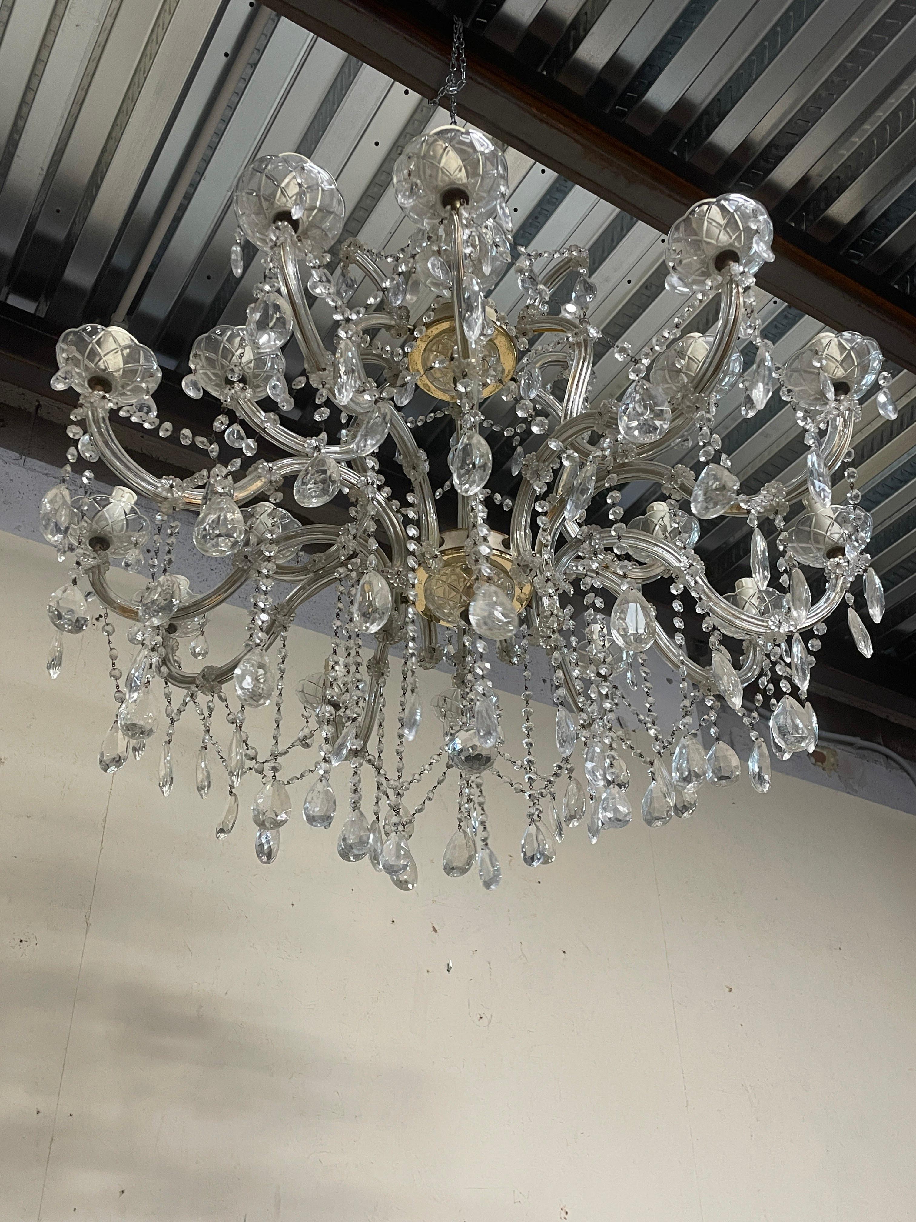 Grande lampado Maria Teresa, prima metà del '900 in vendita 3