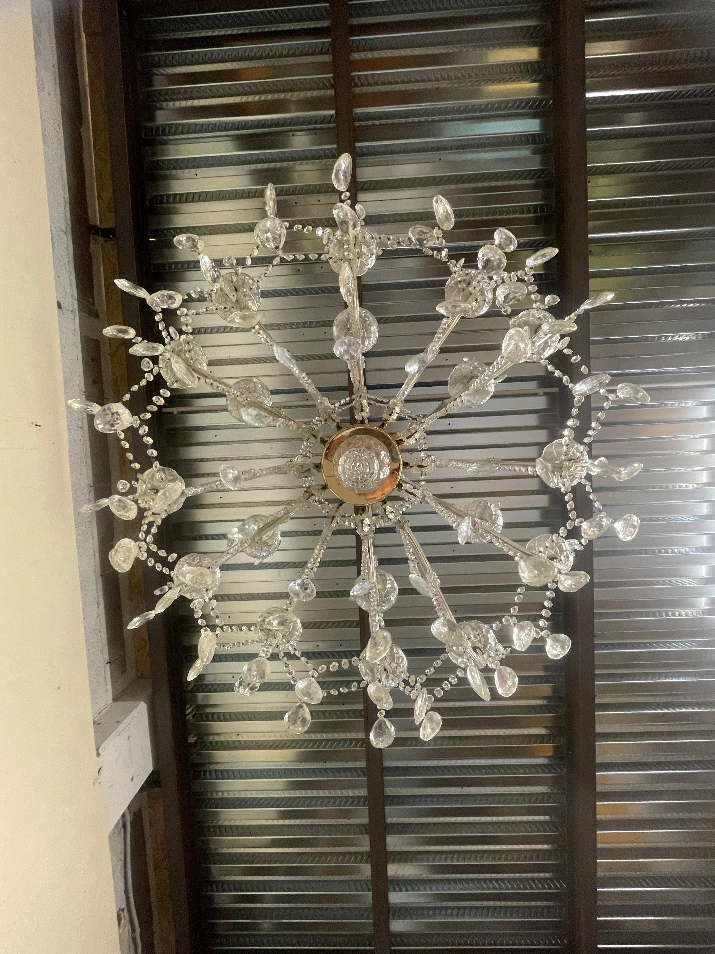 Grande lampado Maria Teresa, prima metà del '900 in vendita 4