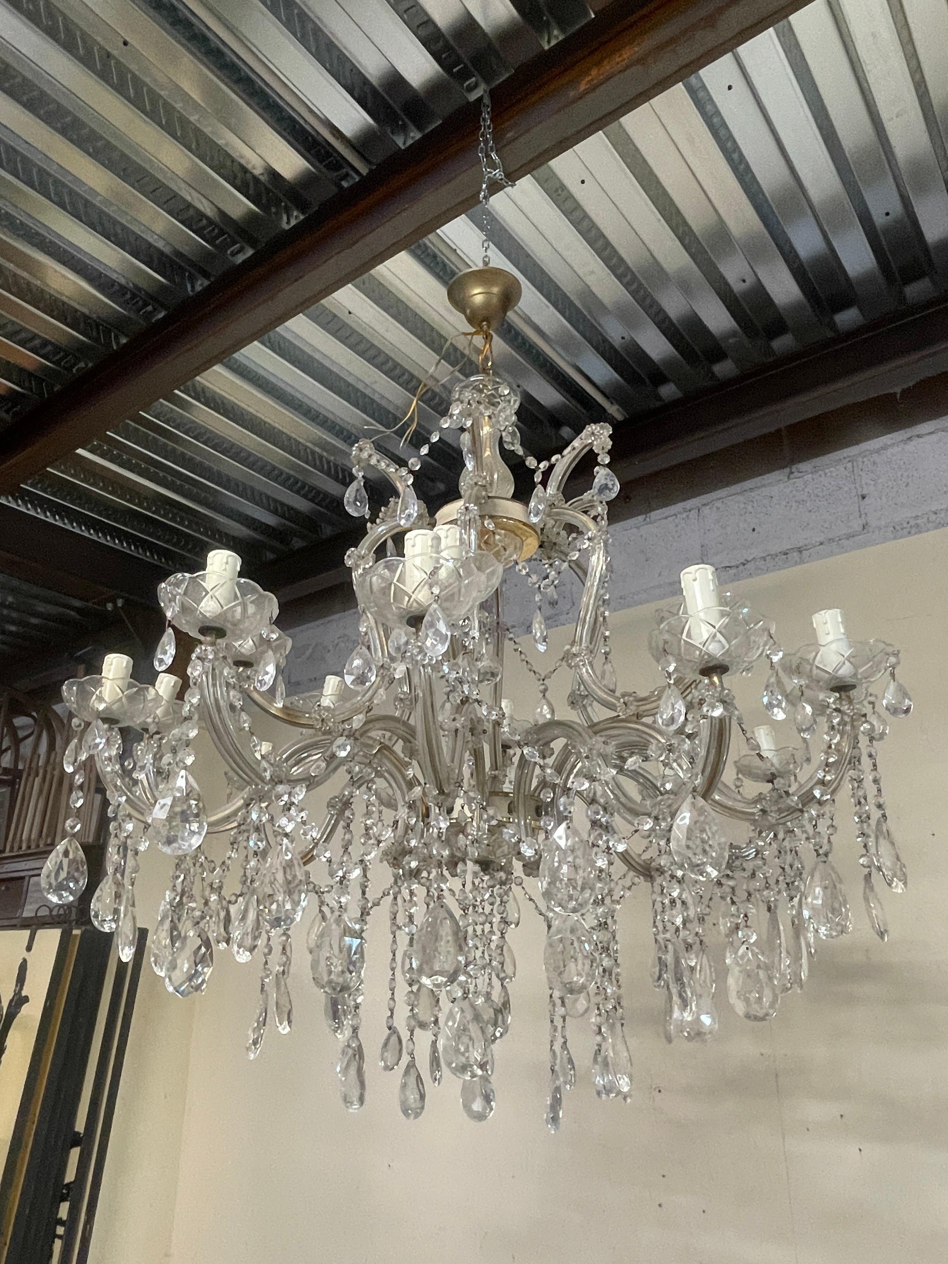 Grande lampado Maria Teresa, prima metà del '900 in vendita 5