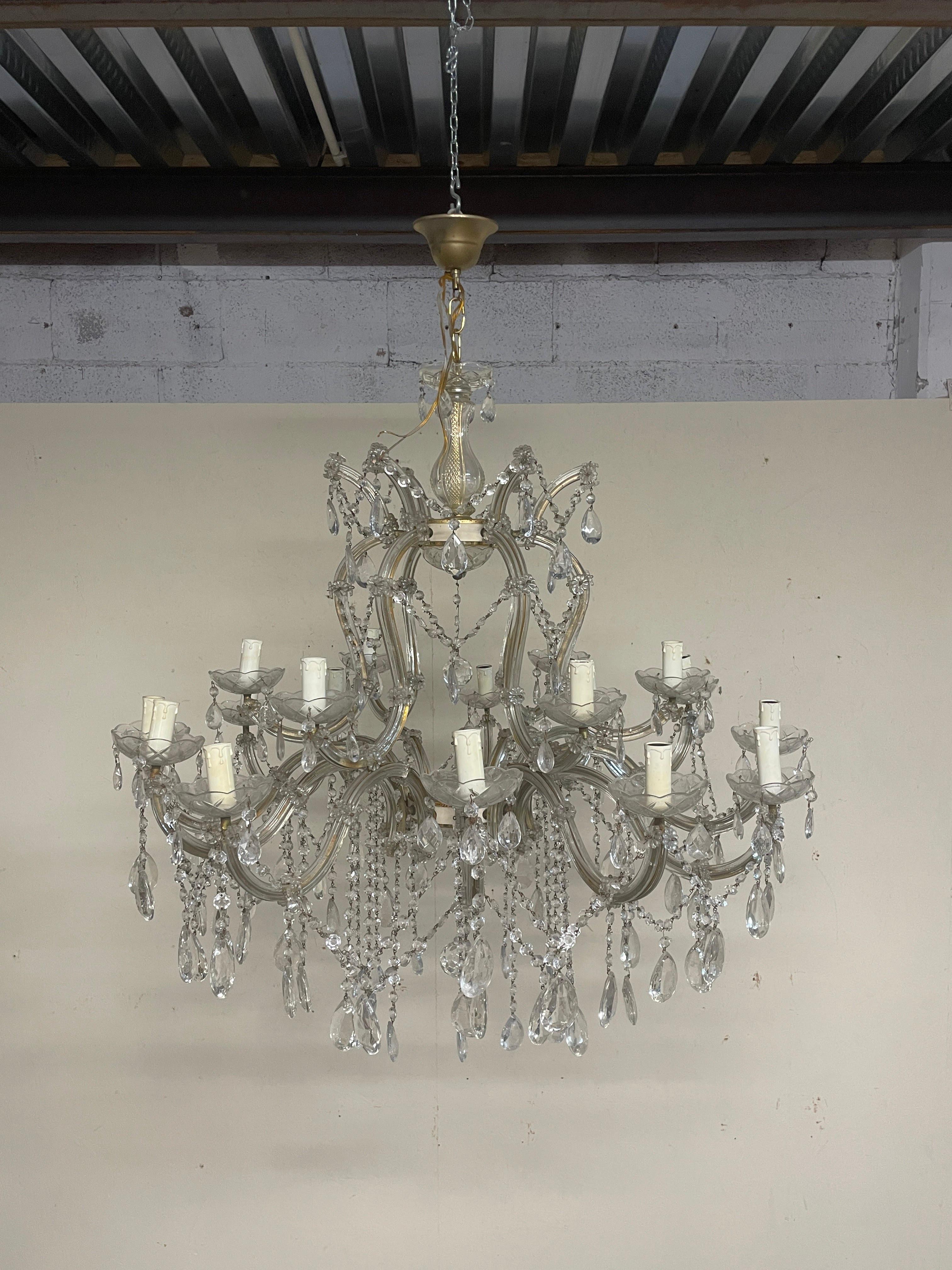 Grande lampado Maria Teresa, prima metà del '900 in vendita 6