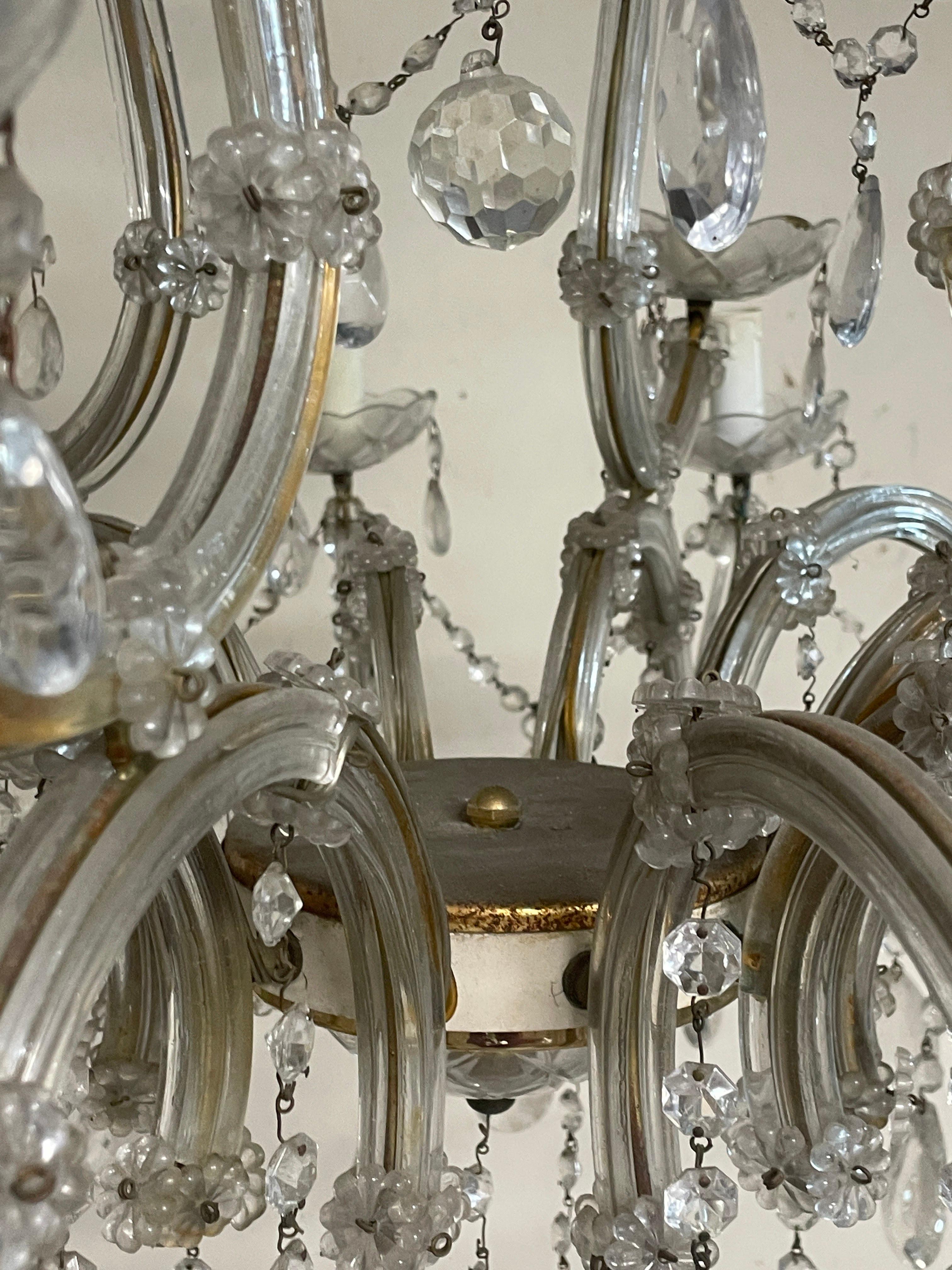 Grande lampado Maria Teresa, prima metà del '900 in vendita 11